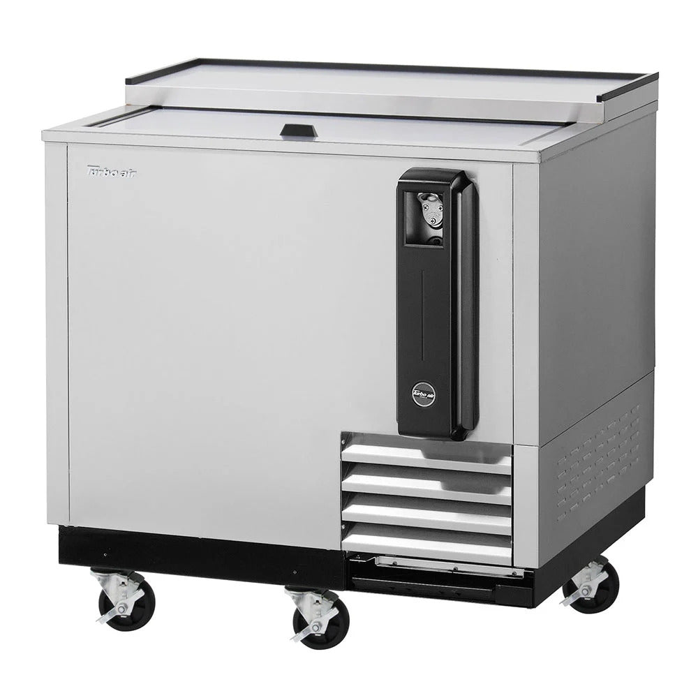 Turbo Air TBC-36SD-N6 36 3/4" Forced Air Bottle Cooler - Holds (288) 12 oz Bottles, Stainless, 115v