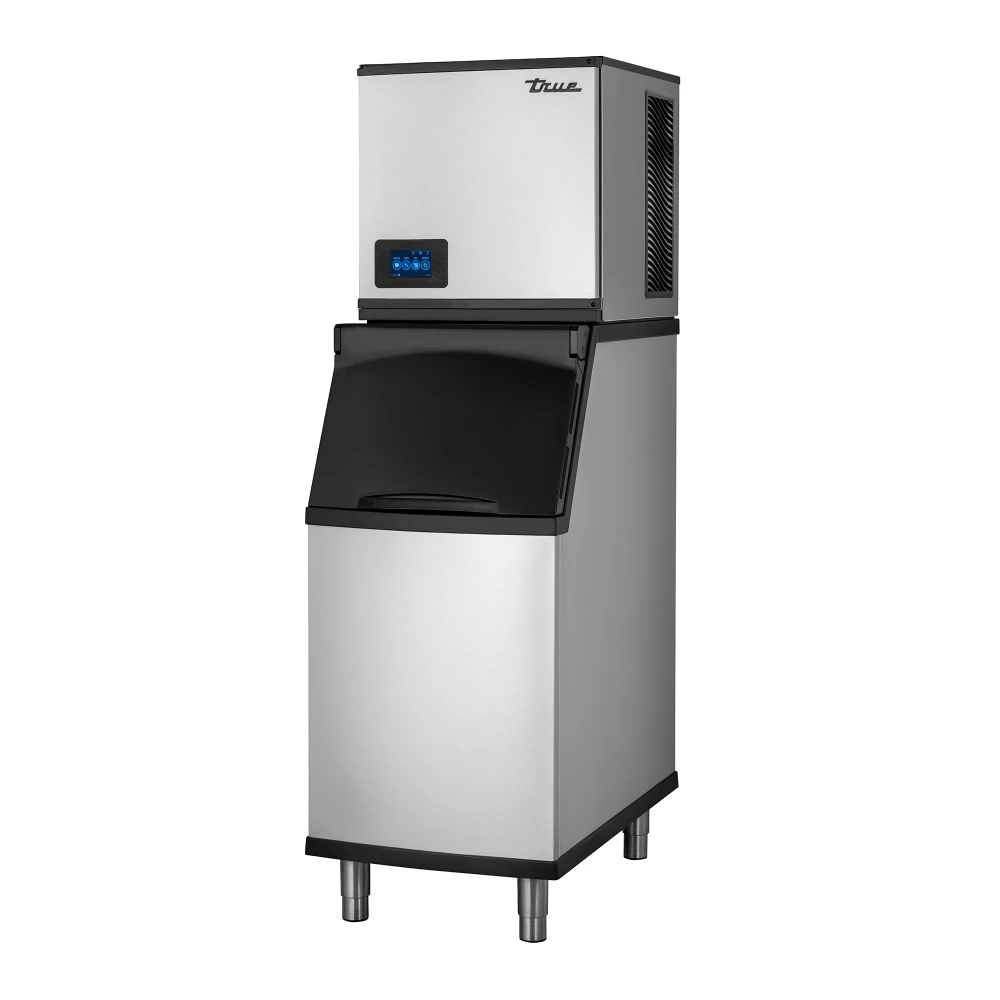 True TCIM-522-LA1-A~T-3/TIB-422-A 550 lb Large Cube Ice Machine w/ Bin - 320 lb Storage, Air Cooled, 115v
