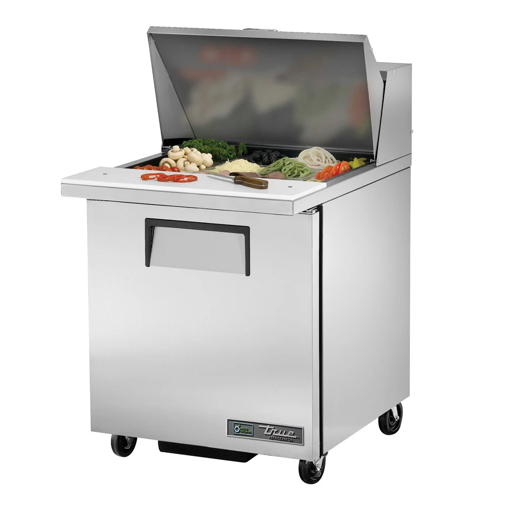 True TSSU-27-12M-B-HC 27" TSSU Series Mega Top Sandwich/Salad Prep Table w/ Refrigerated Base, 115v