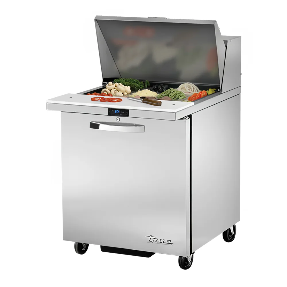 True TSSU-27-12M-B-HC~SPEC3 27" Spec Series® Mega Top Sandwich/Salad Prep Table w/ Refrigerated Base, 115v