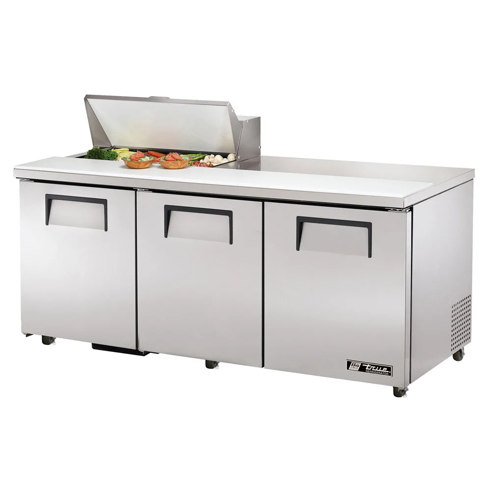 True TSSU-72-08-HC ADA 72" TSSU Series Sandwich/Salad Prep Table w/ Refrigerated Base, 115v