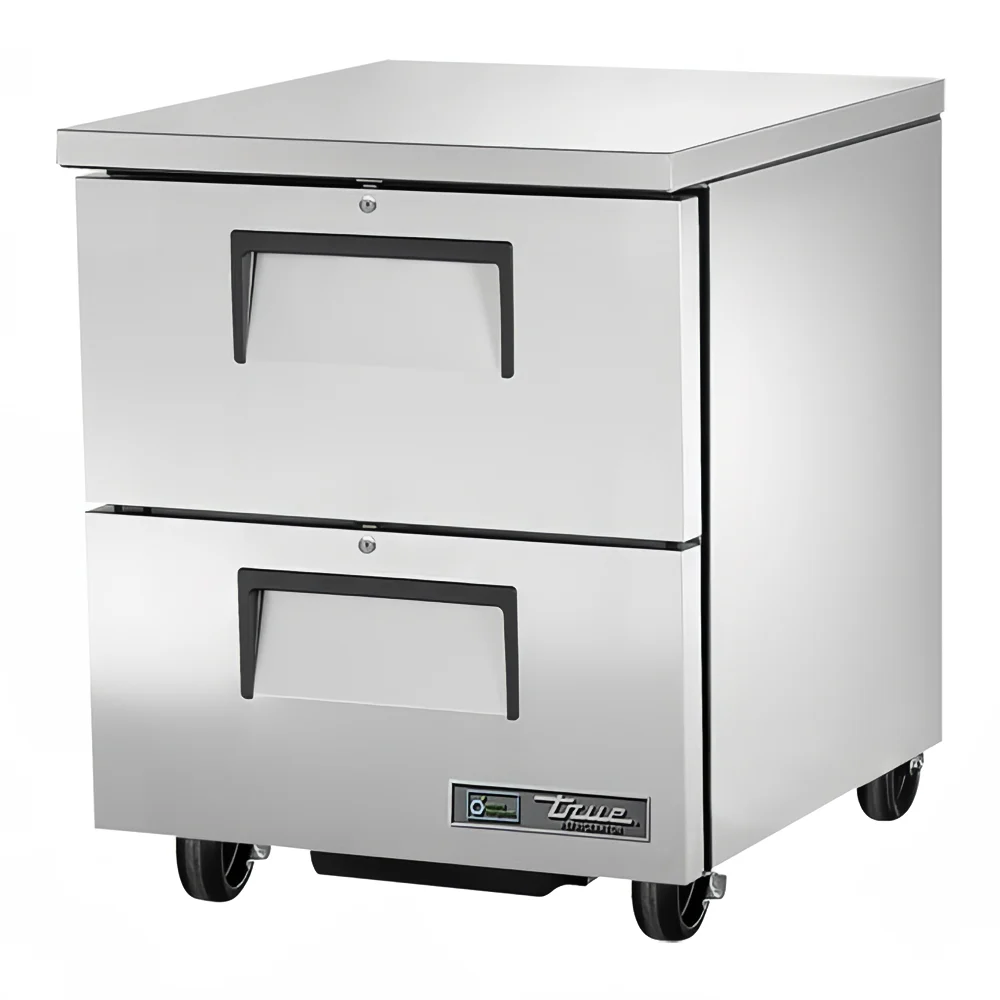 True TUC-27D-2-HC ADA 27" W Undercounter Refrigerator w/ (1) Section & (2) Drawers, 115v
