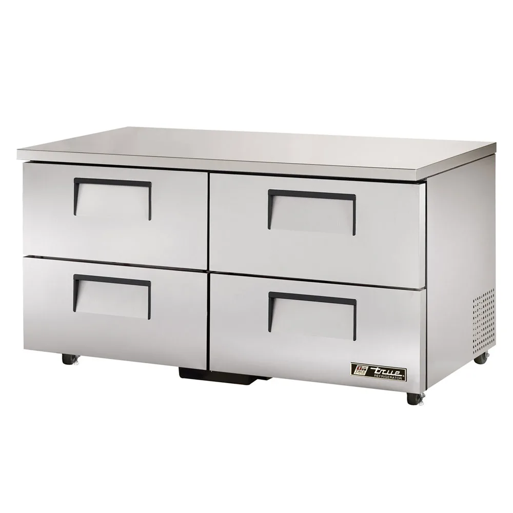 True TUC-60D-4-HC ADA 60" W Undercounter Refrigerator w/ (2) Sections & (4) Drawers, 115v