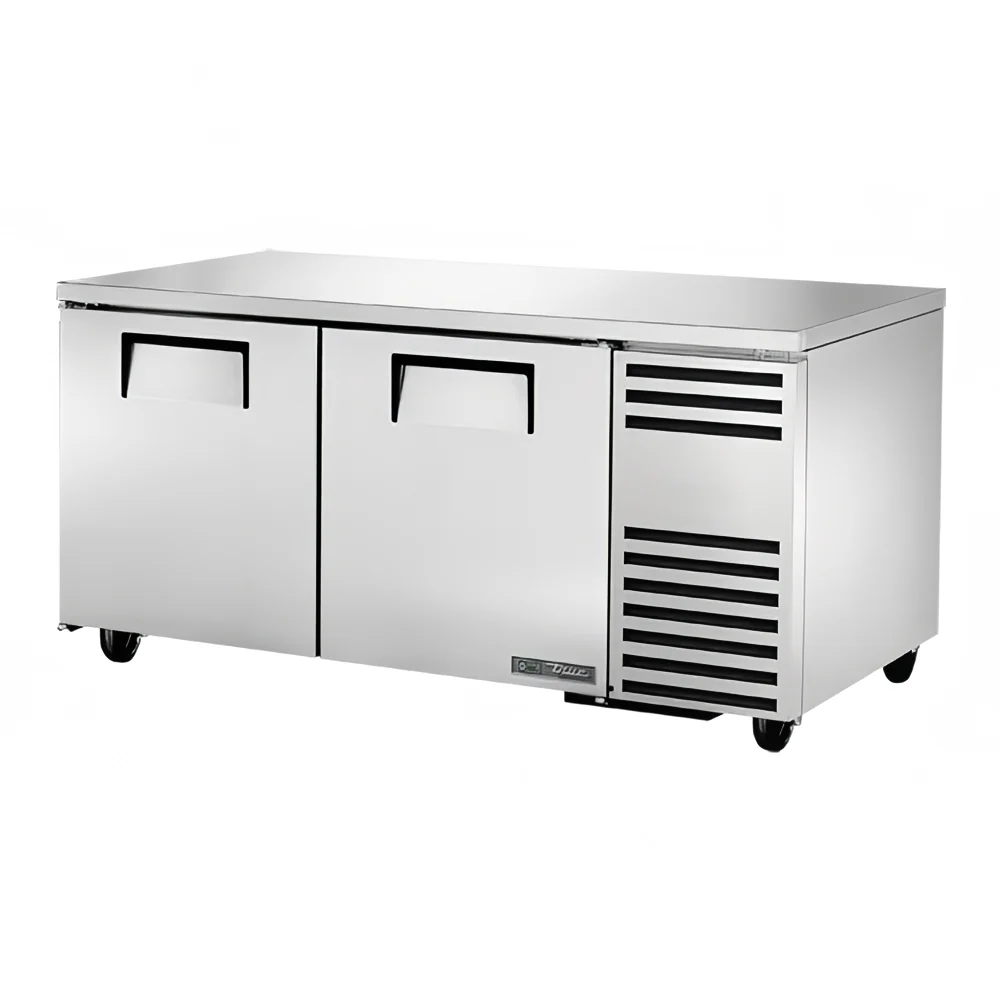 True TUC-67-HC 67" W Undercounter Refrigerator w/ (2) Sections & (2) Doors, 115v