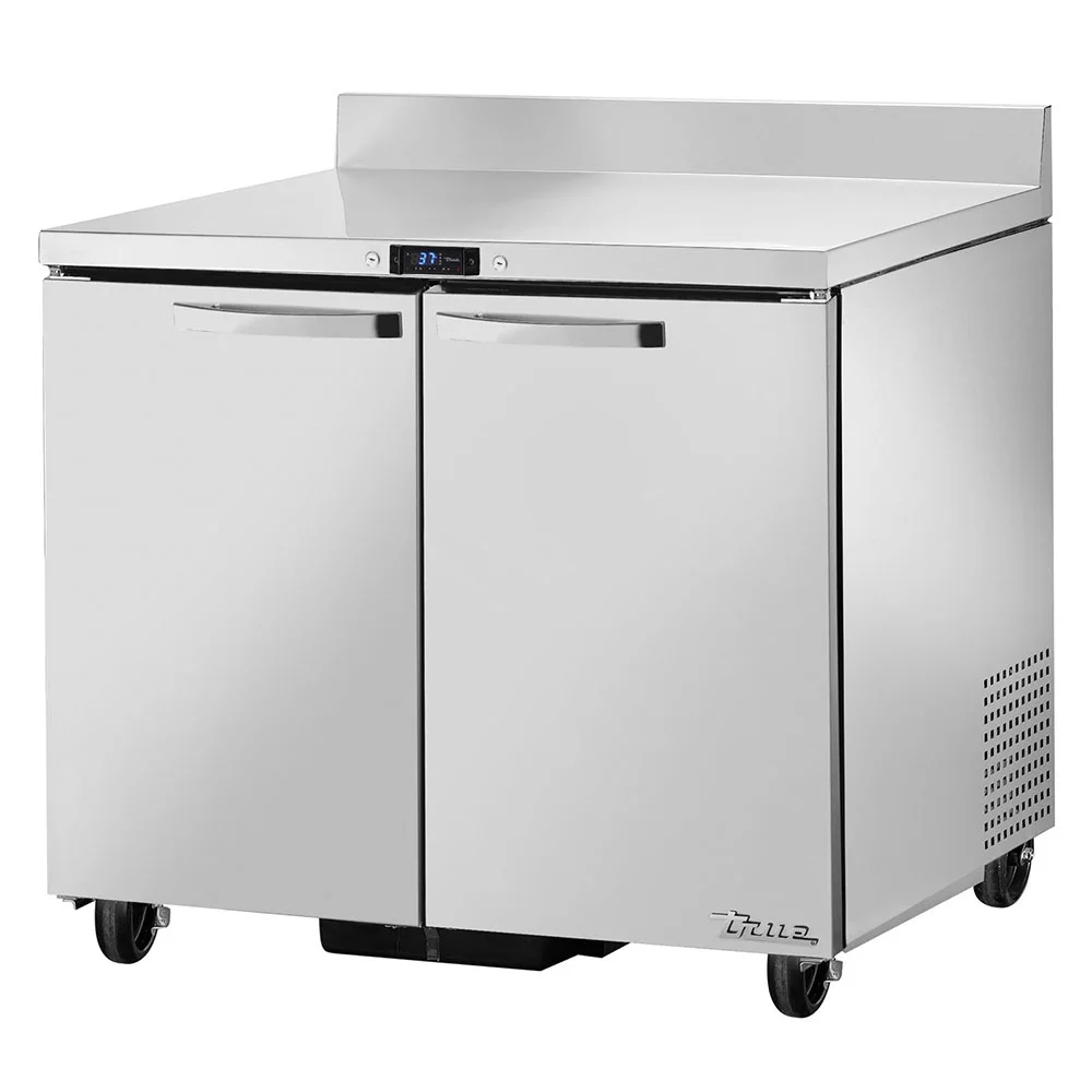 True TWT-36-HC~SPEC3 36" Worktop Refrigerator w/ (2) Sections & (2) Doors, 115v