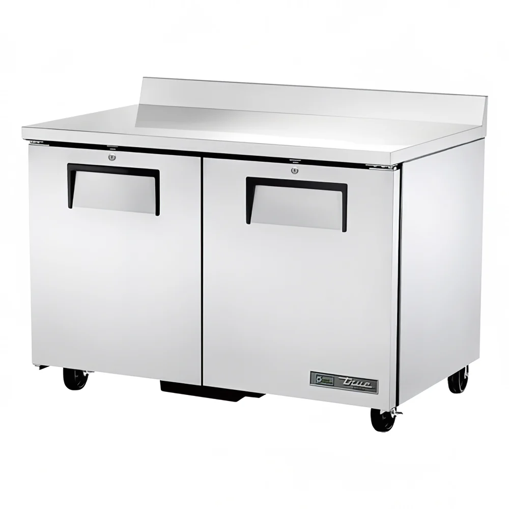True TWT-48F-HC 48 1/2" W Worktop Freezer w/ (2) Sections & (2) Doors, 115v