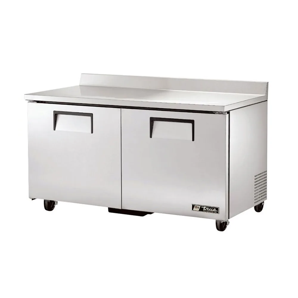 True TWT-60F-HC 60 1/2" W Worktop Freezer w/ (2) Sections & (2) Doors, 115v