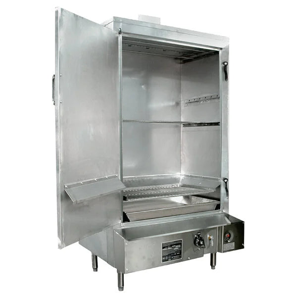 TOWN Smokehouse SM-36-L-SS Liquid Propane 36" Stainless Steel with Left Door Hinges 75,000 BTU