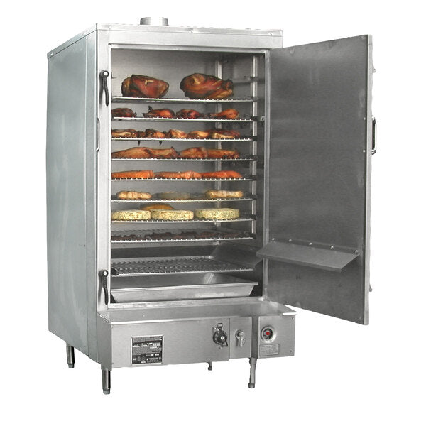 TOWN Smokehouse SM-36-R-SS Liquid Propane 36" Stainless Steel with Right Door Hinges 75,000 BTU