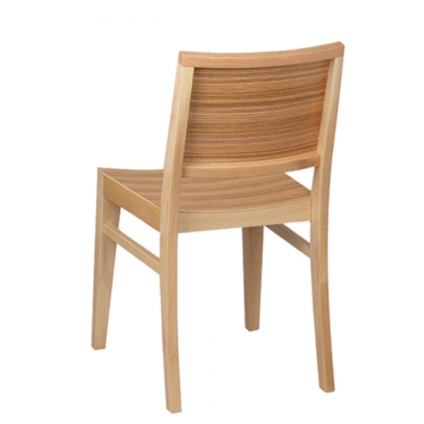 G&A Wood Chair MADISON 4640-Z-VS Solid European Beechwood Stackable