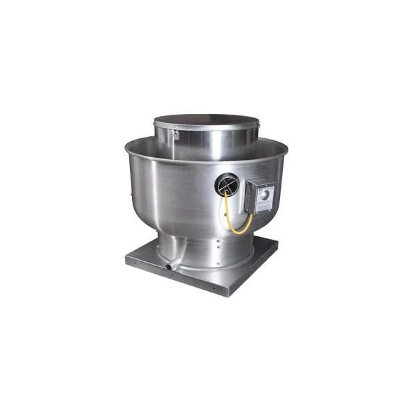 FloAire DU180H4601.5 Upblast Centrifugal Roof Ventilator 18 inch w/ VFD - 4,400 CFM, 3 Phase, 1.5HP, 480V Variable Speed Direct Drive