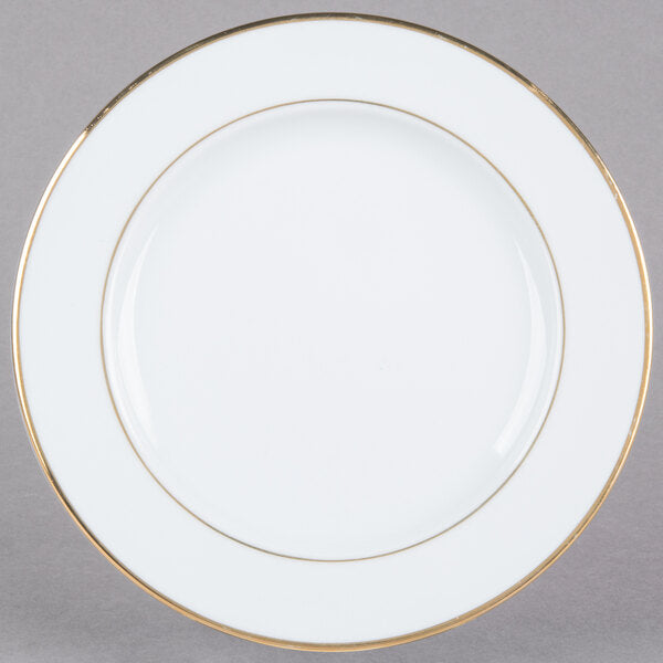 CAC GRY-7 7" Dia. Golden Royal Plate - 36/Case