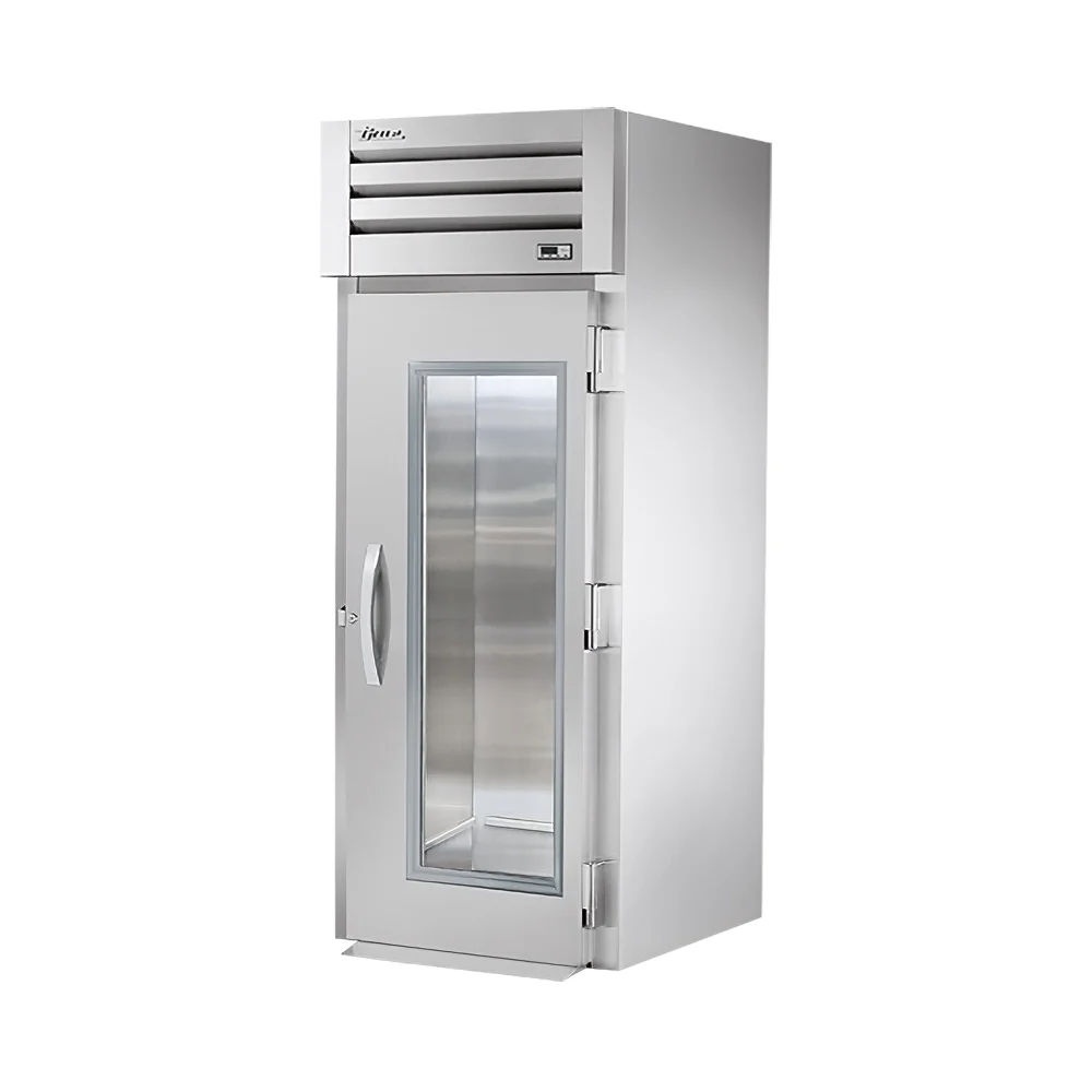 True STG1RRI-1G-HC 35" One Section Roll In Refrigerator, (1) Right Hinge Glass Door, 115v