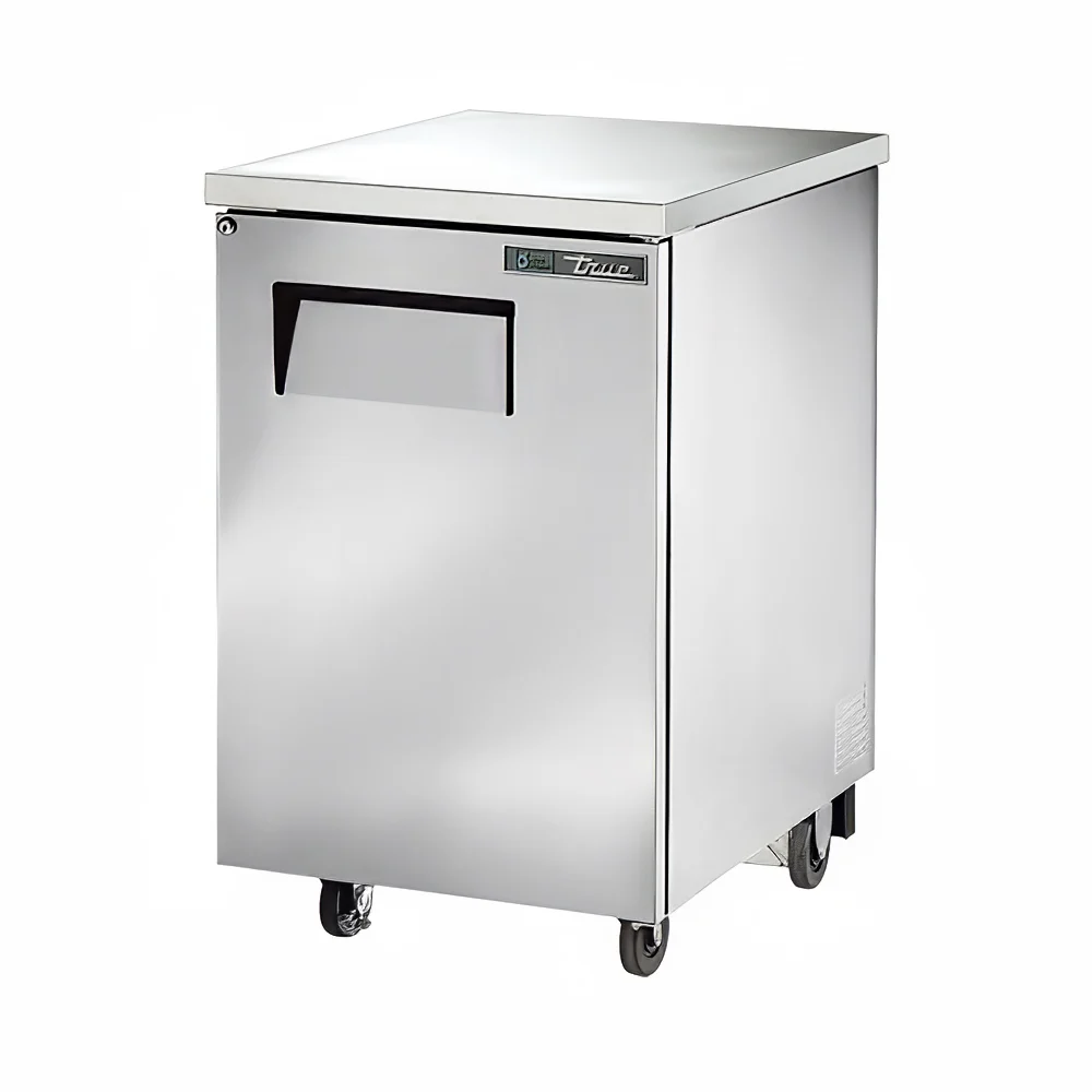 True TBB-1-S-HC 23 1/2" Bar Refrigerator - 1 Swinging Solid Door, Stainless, 115v