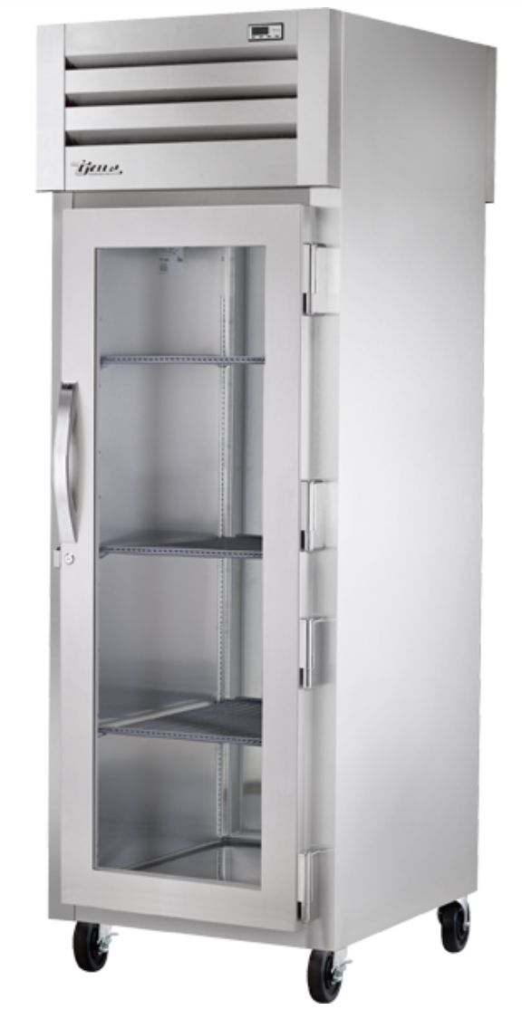 True STA1HPT-1G-1S Full Height Insulated Mobile Heated Cabinet w/ (3) Pan Capacity, 208-230v/1ph