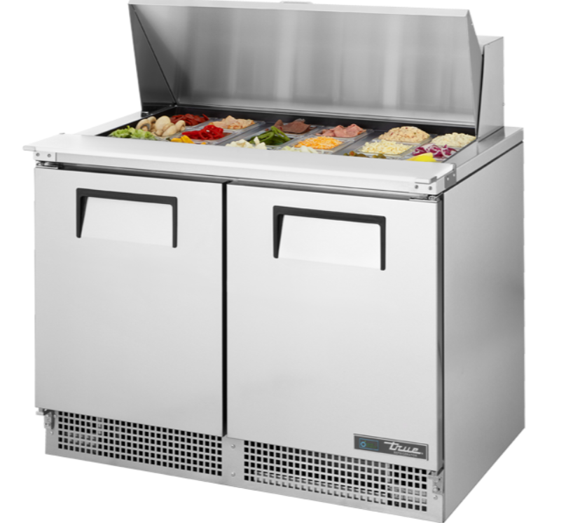 True TFP-48-18M-HC 48" Sandwich/Salad Prep Table w/ Refrigerated Base, 115v