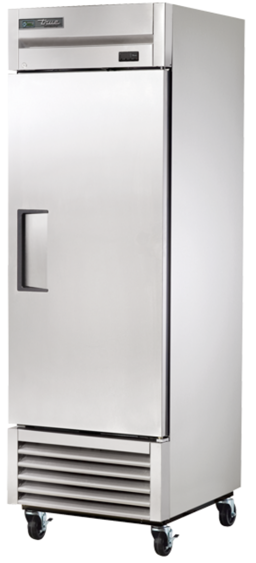 True T-23-HC 27" One Section Reach In Refrigerator, (1) Right Hinge Solid Door, 115v