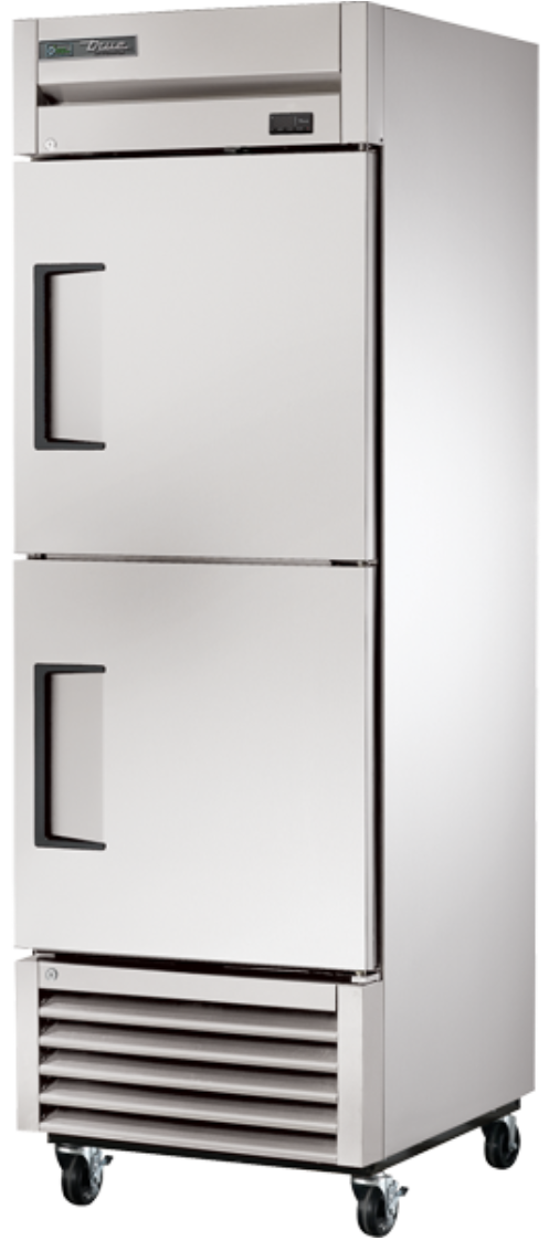 True T-23-2-HC 27" One Section Reach In Refrigerator, (2) Right Hinge Solid Doors, 115v
