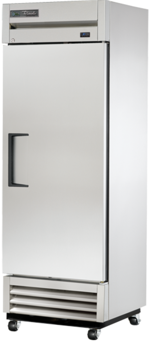 True T-19-HC 27" One Section Reach In Refrigerator, (1) Right Hinge Solid Door, 115v