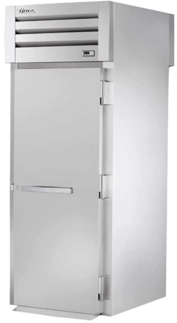 True STG1HRT-1S-1S Full Height Insulated Mobile Heated Cabinet w/ (1) Rack Capacity, 115/208-230v