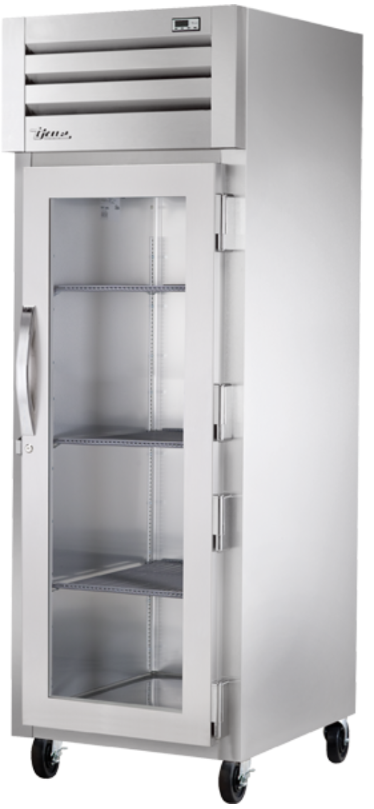 True STA1R-1G-HC 27 1/2" One Section Reach In Refrigerator, (1) Right Hinge Glass Door, 115v