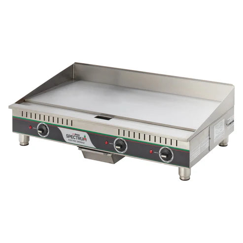 Winco EGD-36M 36" Electric Griddle w/ Manual Controls - 1/2" Steel Plate, 208-240v/1ph