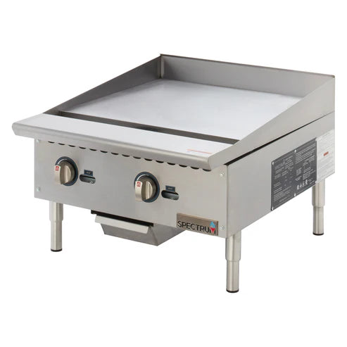 Winco NGGD-24M 24" Gas Griddle w/ Manual Controls - 3/4" Steel Plate, Natural Gas, Convertible