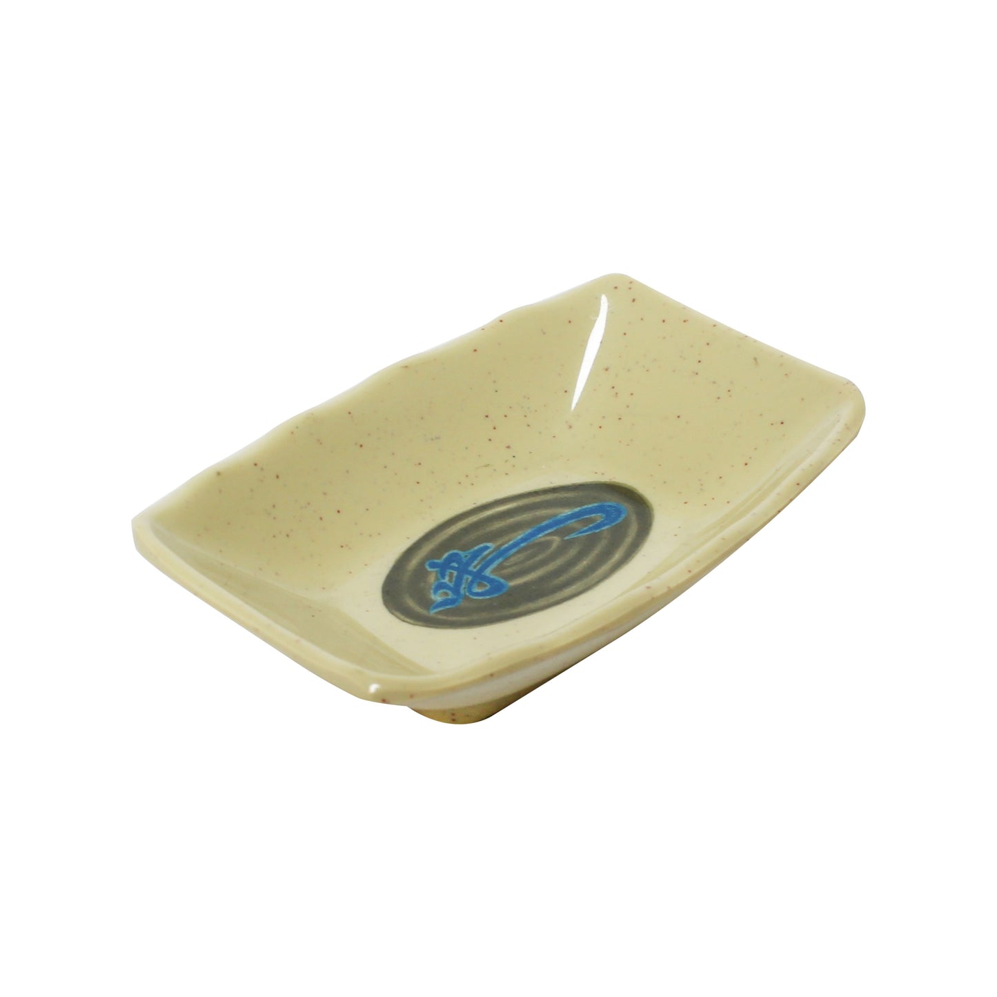 Thunder Group 0001J Wei 2 oz. Rectangular Melamine Sauce Dish - 24/Pack