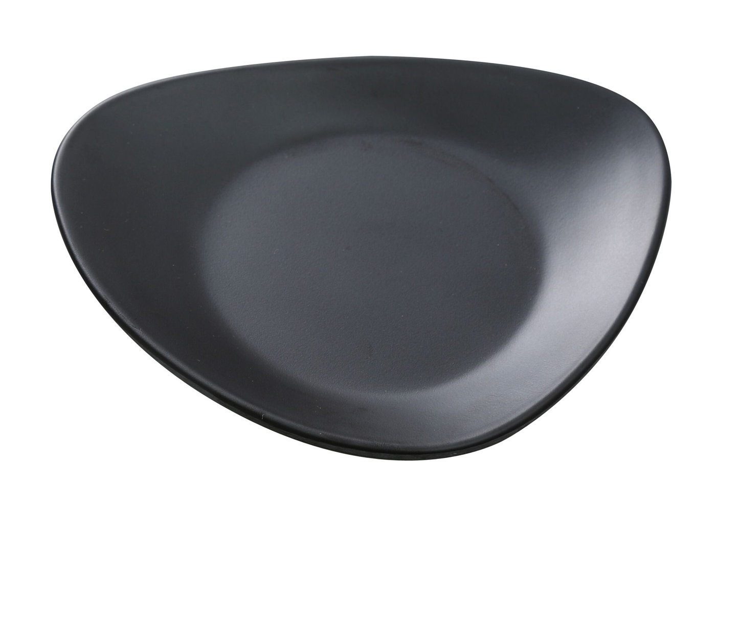 Yanco MO-106BK Moderne Plate 6"L X 4-1/2"W Triangular