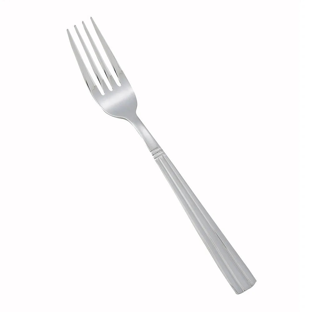 Winco 0007-05  7-3/8"L Dinner Fork with 18/0 Stainless Grade Heavyweight, Regency Pattern