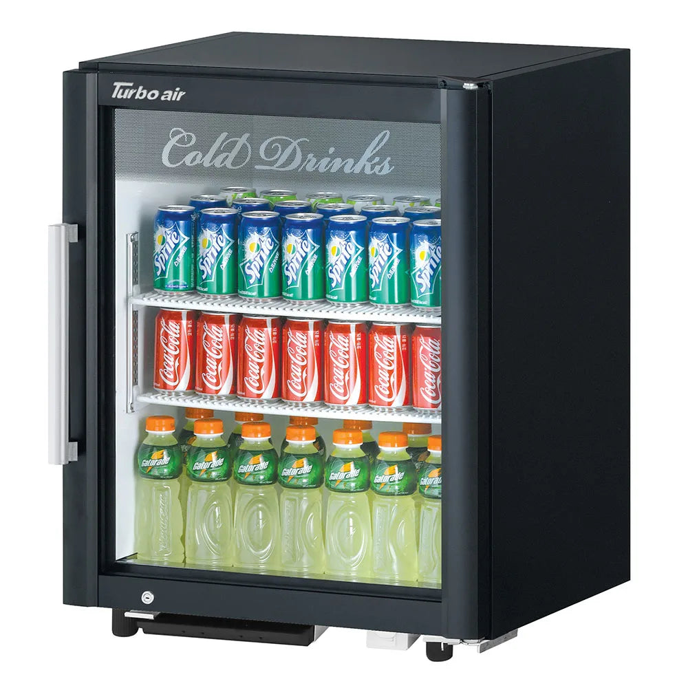 Turbo Air TGM-5SD-N6 25" Countertop Refrigerator w/ Front Access - Swing Door, White, 115v