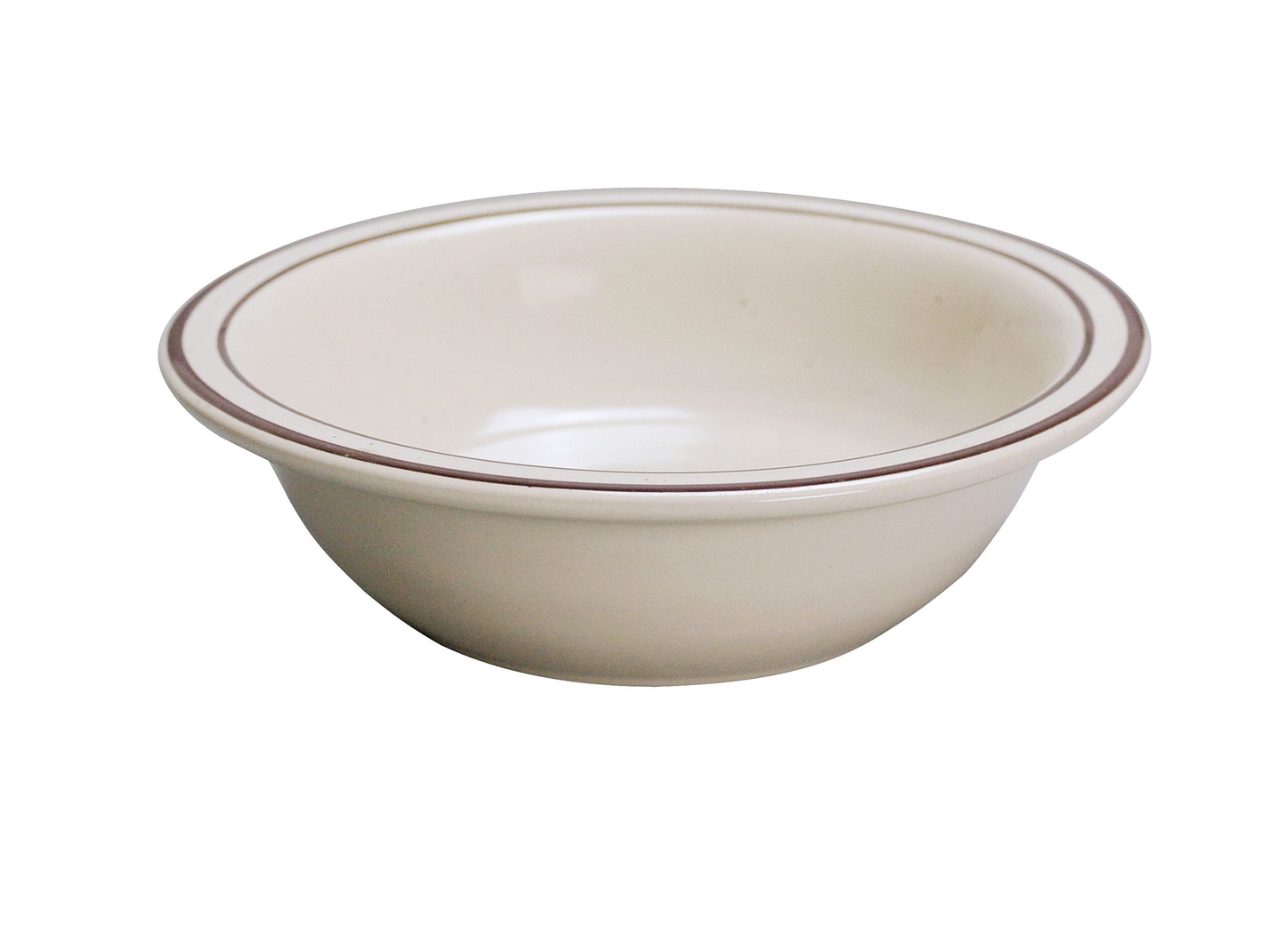 Yanco BR-10 Brown Speckled Grapefruit Bowl 13 Oz. 6-3/8" Dia.