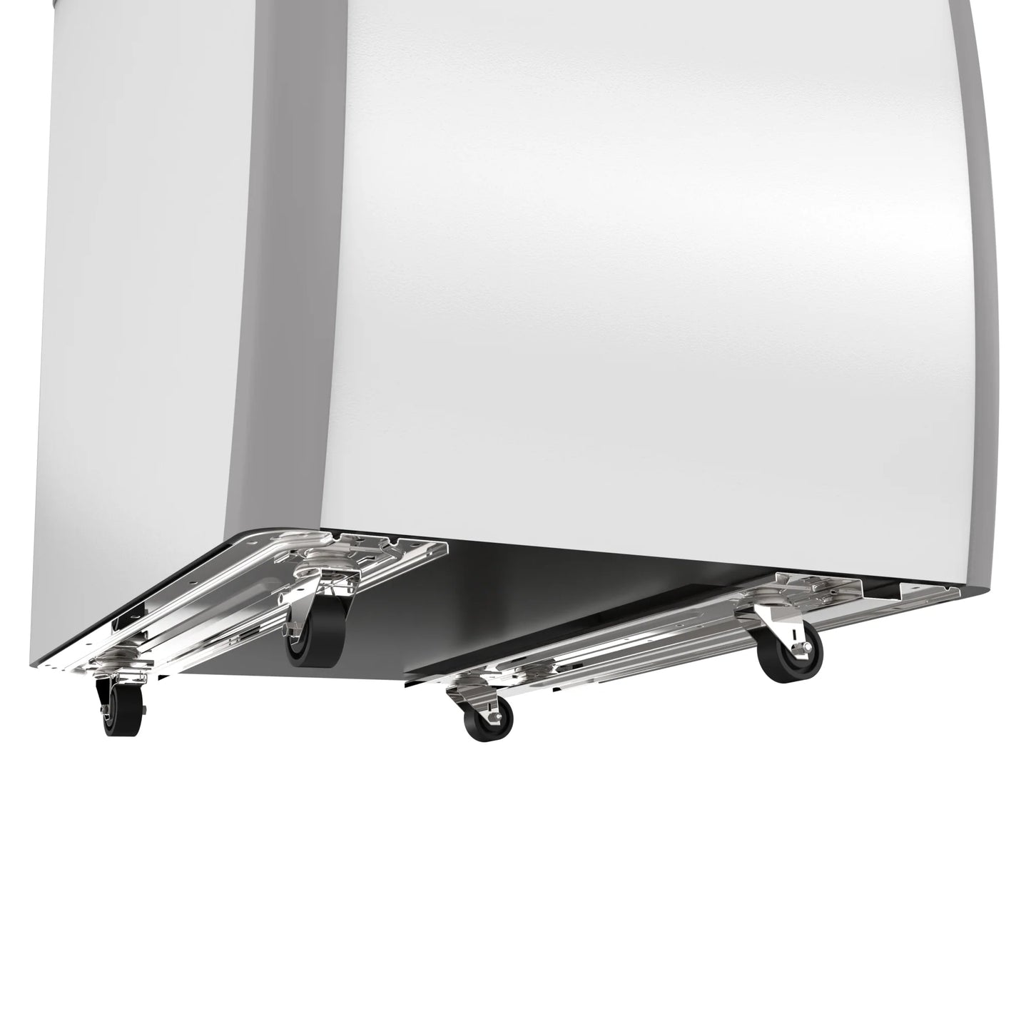 Koolmore KM-ICD-26SD-FG 26 In. Commercial 4 Tub Ice Cream Dipping Cabinet Display Freezer With Sliding Glass Door And Sneeze Guard- 6 Cu Ft.