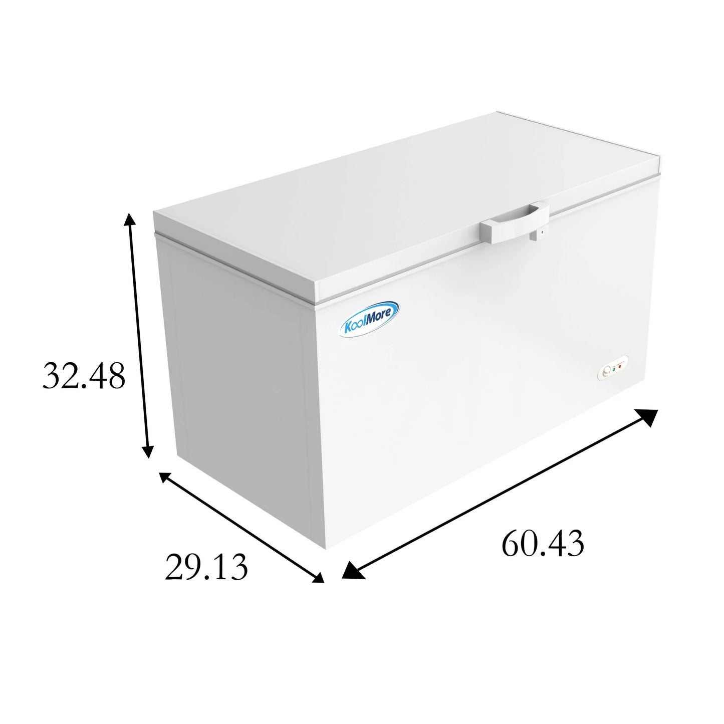 Koolmore SCF-16C Commercial 60"W Chest Freezer 15.9 Cu Ft.