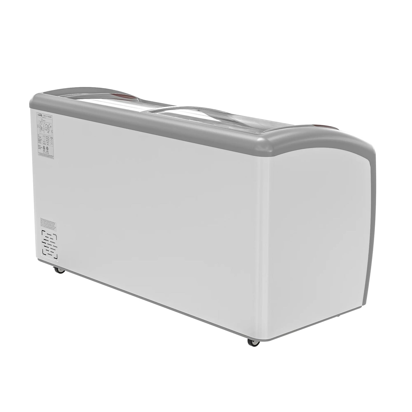 Koolmore MCF-16C 60 In. Commercial Display Ice Cream Freezer - 16 Cu Ft.