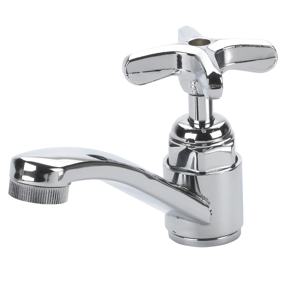 Krowne 16-152L Deck Mount Steam Table Faucet - 4 1/4" Swing Spout, Single Hole