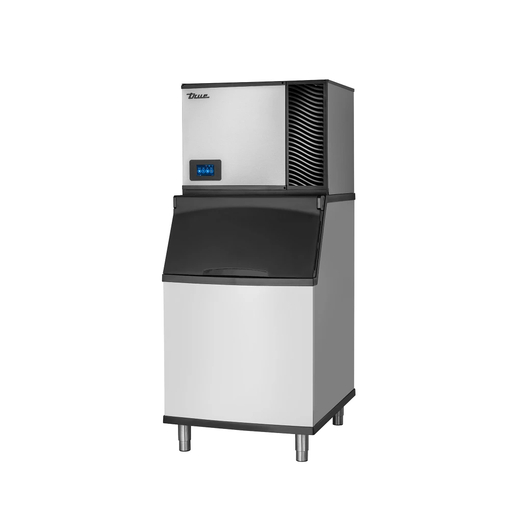 True TCIM-430-HA1-A/TIB-530-A 447 lb True Ice Series Half Cube Ice Machine w/ Bin - 450 lb Storage, Air Cooled, 115v