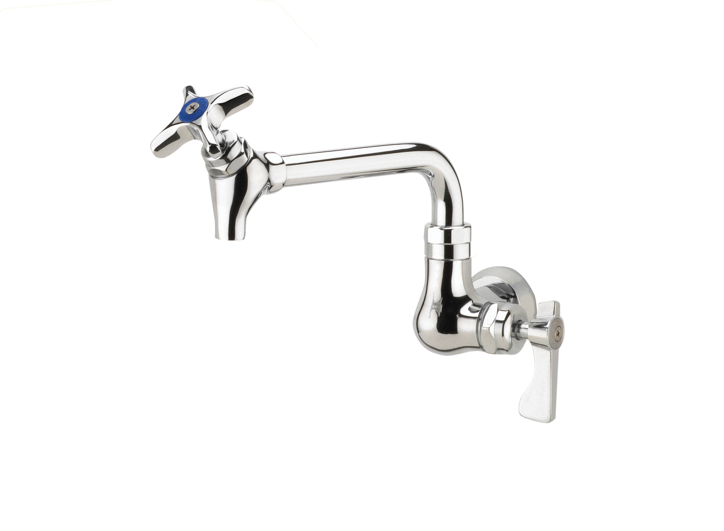 Krowne 16-178L Splash Mount Pot Filler Faucet w/ 6" Swing Nozzle