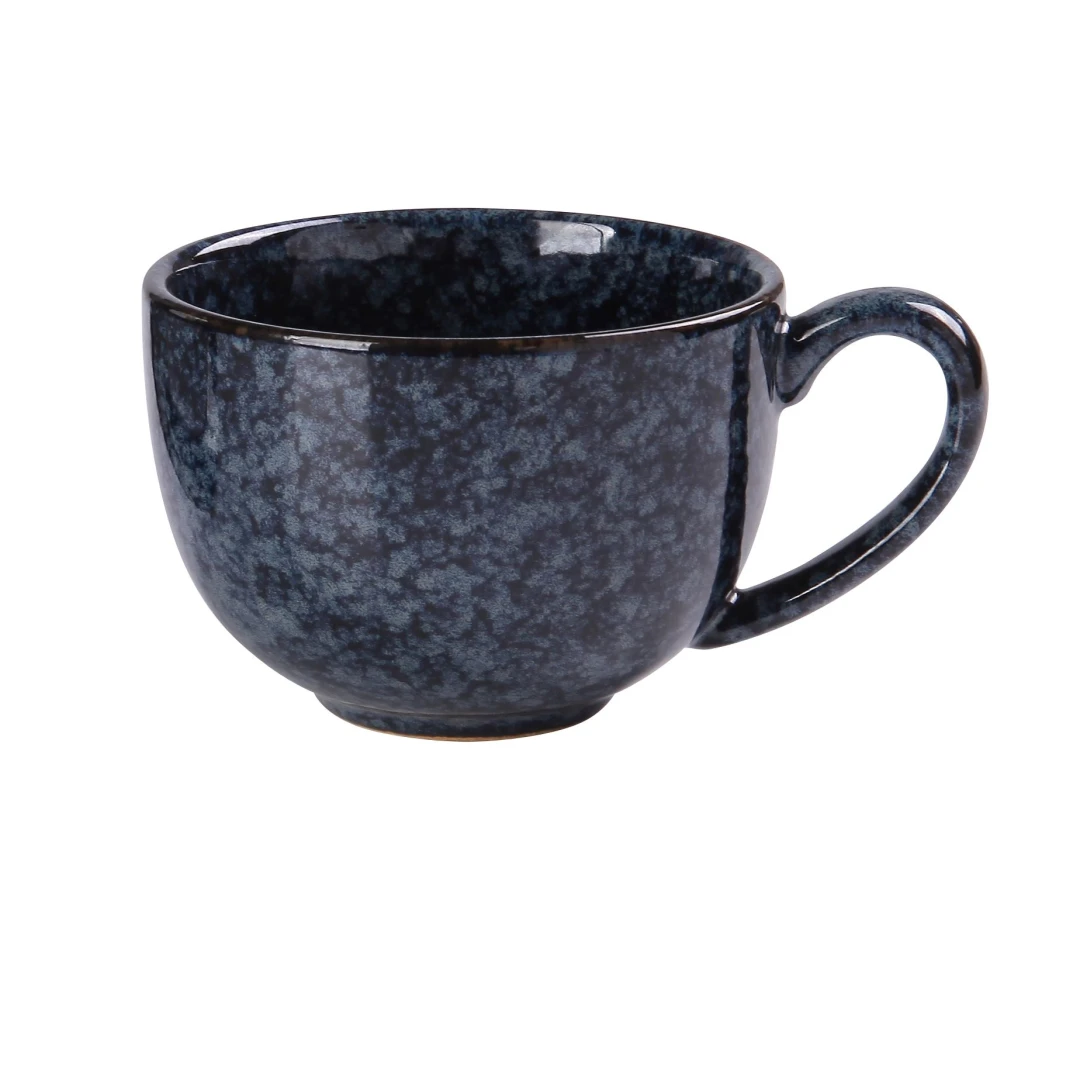 Yanco BL-001 8 oz Coffee Cup - Ceramic, Blue Star