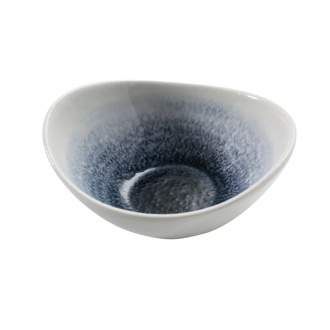 Yanco UN-605 7 oz Oval Fruit Bowl - China, Blue