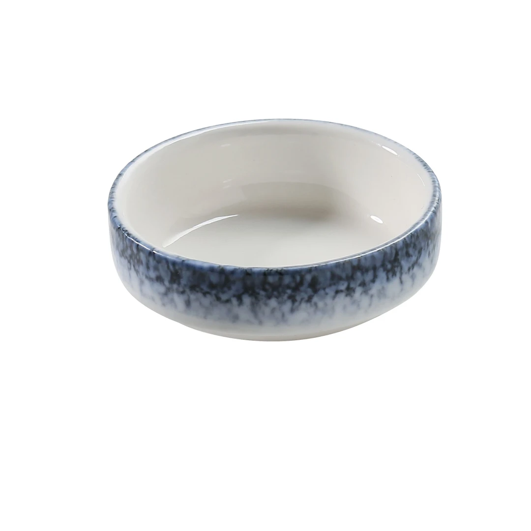 Yanco UN-603 1 oz Sauce Dish - China, Blue