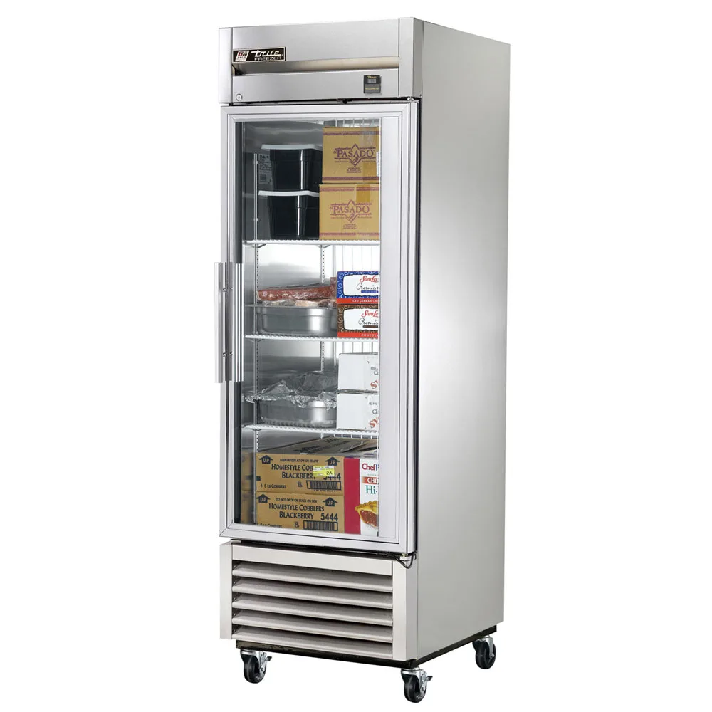 True TS-23FG-HC~FGD01 27" T Series One Section Reach In Freezer, (1) Right Hinge Glass Door, 115v