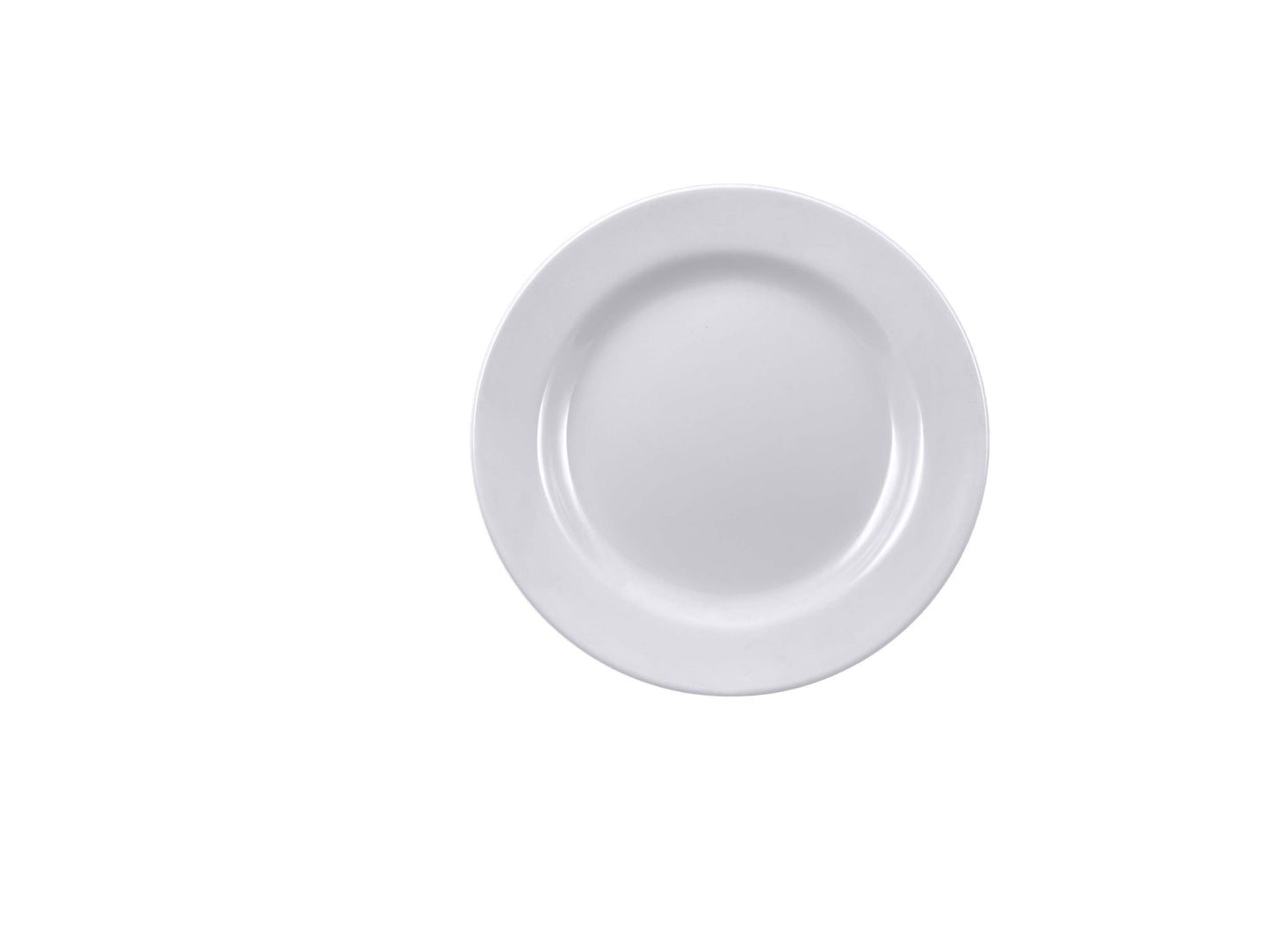 Thunder Group 1108TW Imperial 7 oz. White Wide Rim Melamine Soup Plate - 12/Pack