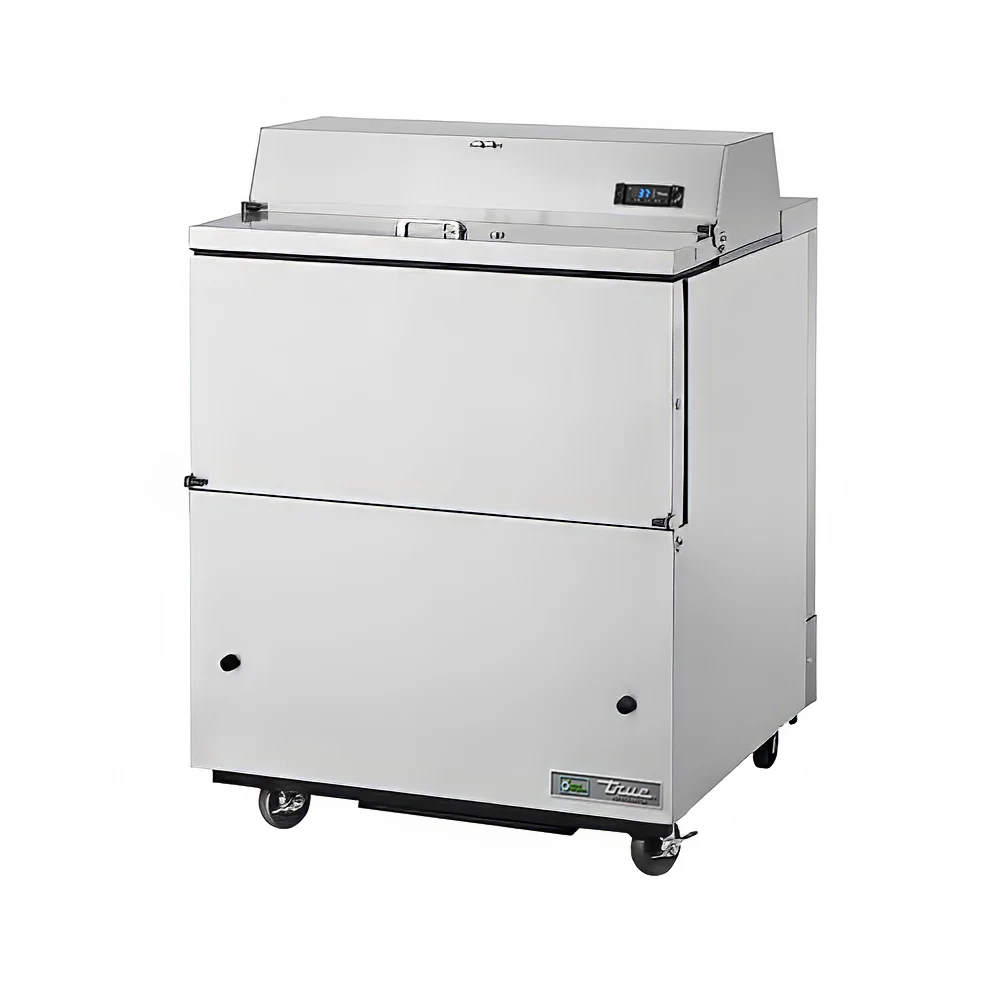 True TMC-34-S-HC Milk Cooler w/ Top & Side Access - (512) Half Pint Carton Capacity, 115v
