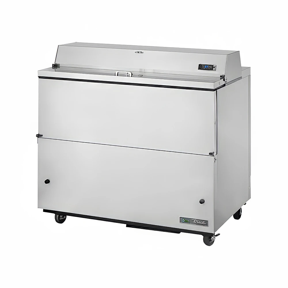 True TMC-49-S-HC Milk Cooler w/ Top & Side Access - (768) Half Pint Carton Capacity, 115v