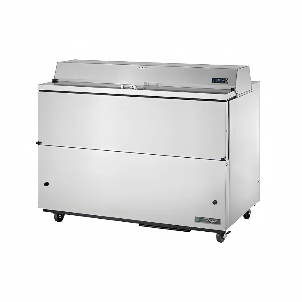 True TMC-58-S-SS-HC Milk Cooler w/ Top & Side Access - (1024) Half Pint Carton Capacity, 115v