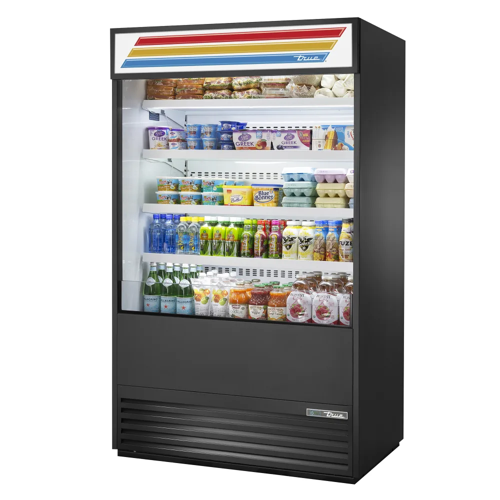 True TOAM-48-HC~TSL01 48" Vertical Open Air Cooler w/ (5) Levels, 208-230v