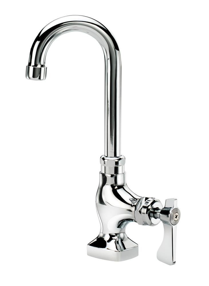 Krowne 16-202L Deck Mount Pantry Faucet w/ 3 1/2" Gooseneck Nozzle