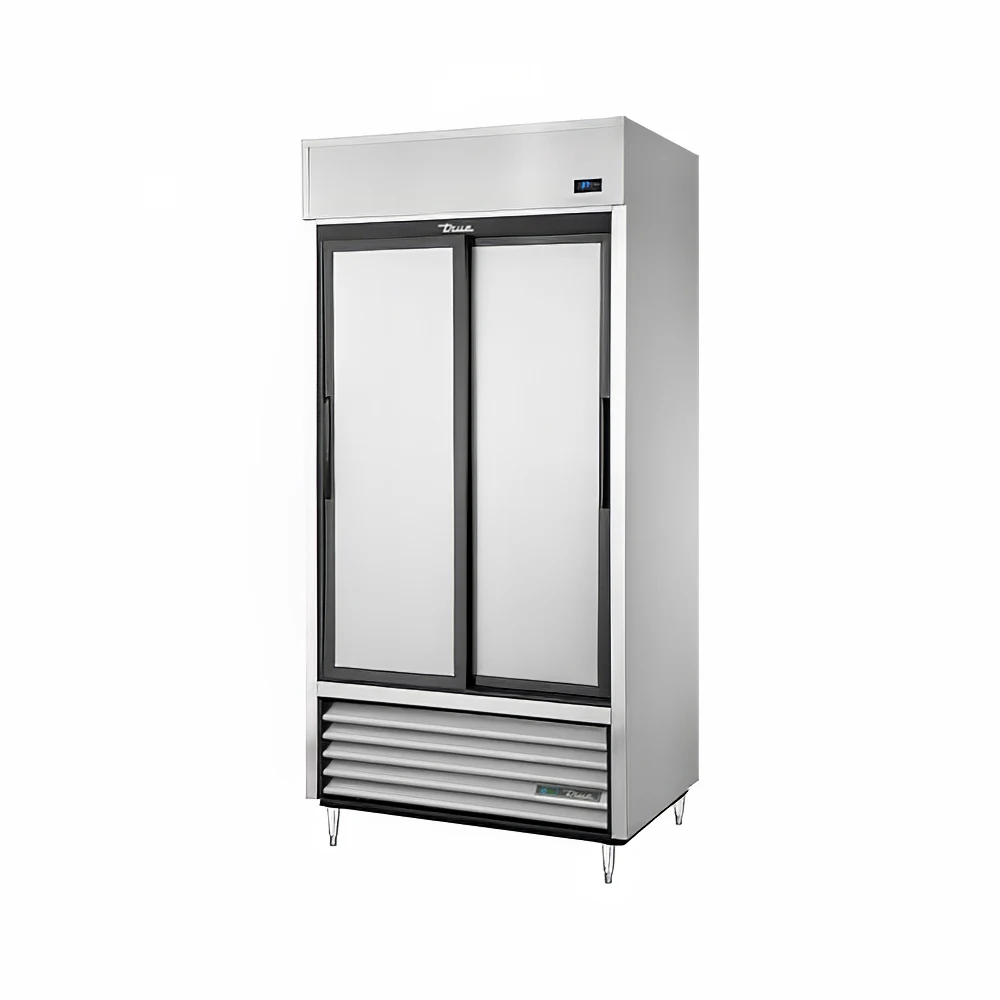 True TSD-33-HC 39 1/2" Two Section Reach In Refrigerator, (2) Sliding Solid Doors, 115v