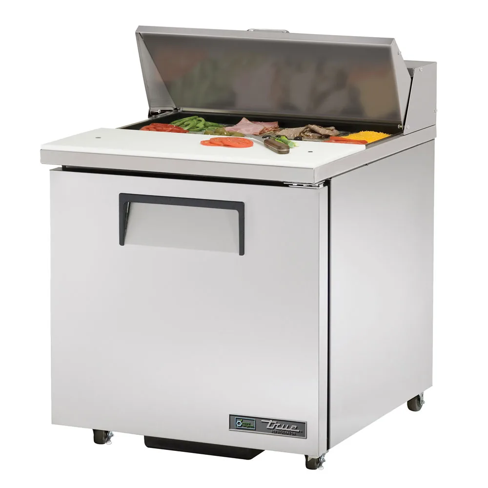 True TSSU-27-08-HC ADA 27" TSSU Series Sandwich/Salad Prep Table w/ Refrigerated Base, 115v